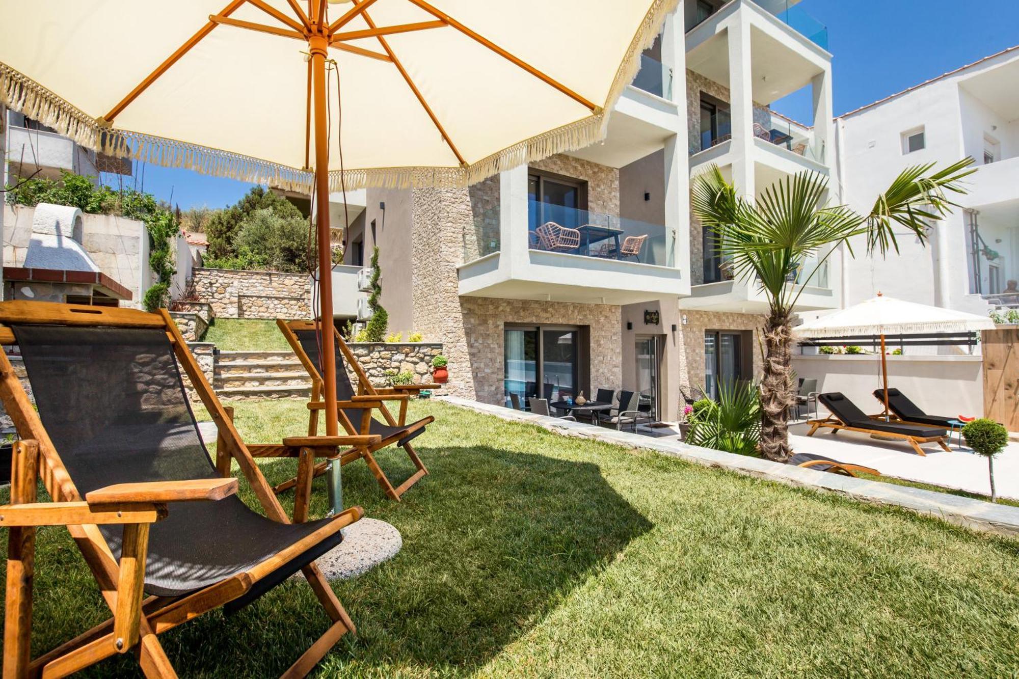 Aigli Skala Maries Deluxe Appartement Skála Marión Buitenkant foto
